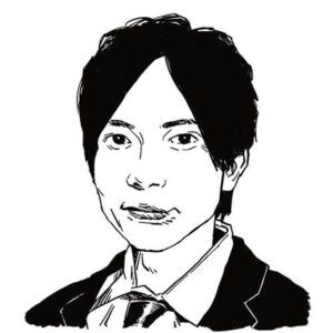 お笑い芸人・板倉俊之さんイラスト