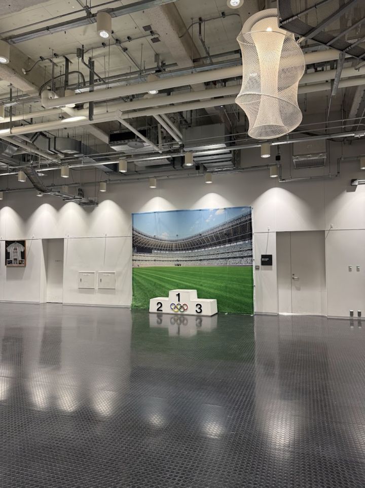 こちらは旧タイプの表彰台です。