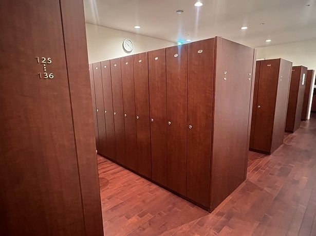 旅行者にもうれしい大きいサイズのロッカー