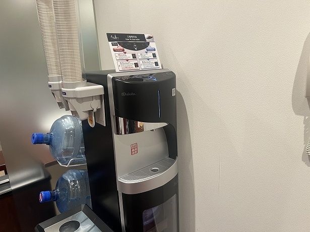 ウォーターサーバーで水分補給