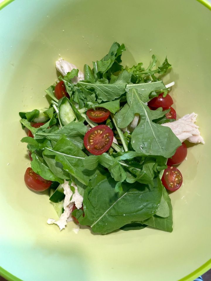 ボウルに全部入れます