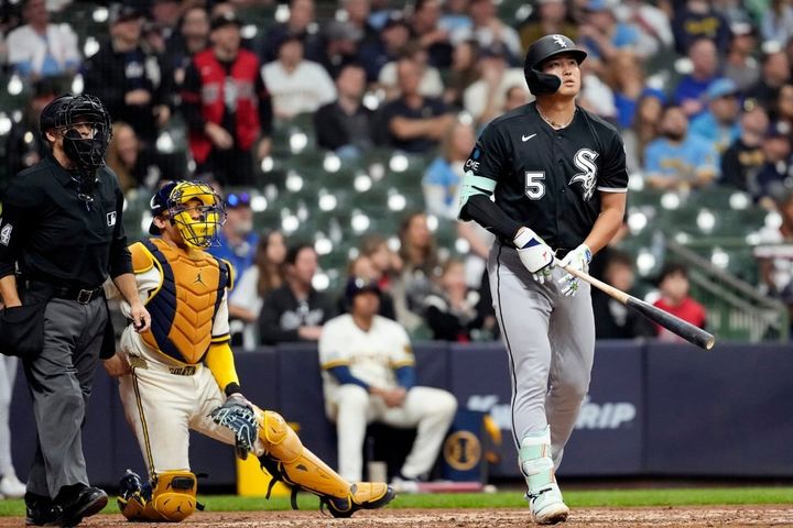 開幕戦でメジャー初アーチを放ったホワイトソックス・村上宗隆（C）Getty Images