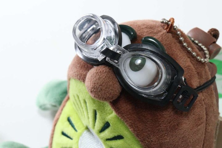 ぬいぐるみ用ゴーグル 使用例