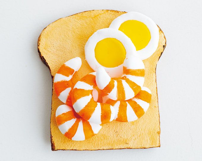 【食パン工作】本物みたい！「基本の食パン」をマスターして「えび＆卵ののっけトースト」を作ってみよう！の画像6