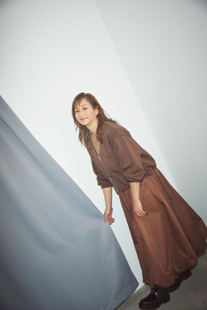 画像: 注目アイテム２：ボンディングカーディガンワンピースセット ¥16,995