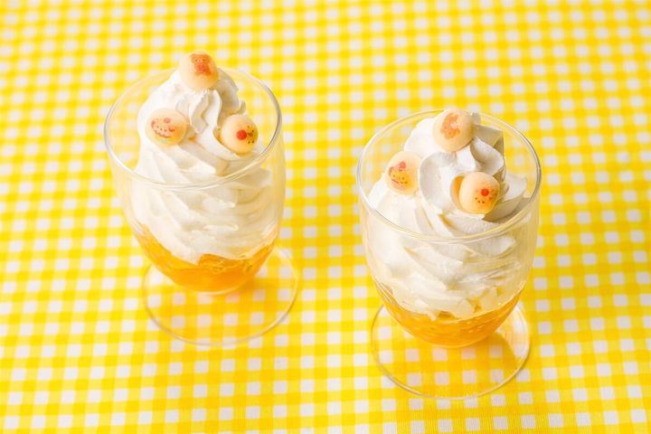 リラックマのマンゴーミニパフェ