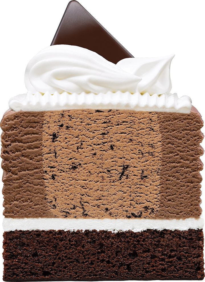 31 ダブルチョコレートケーキ made from チョコレートフレーバーズ（断面）