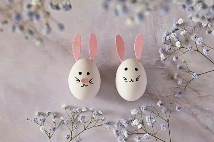ウサギのイースターエッグ