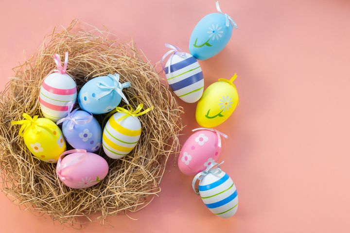 カラフルなイースターエッグ