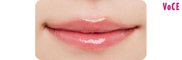 塗り比べ：ジンジャーシュガー カラーリップセラム