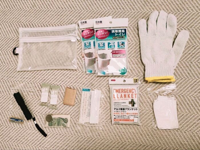 防災ポーチの中身は？