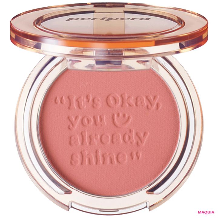 ヘア＆メイク 長井かおりさん監修 多幸感ベースメイク ペリペラ ピュア ブラッシュド サンシャイン チーク 01