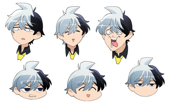 TVアニメ『超巡！超条先輩』超条巡キャラクター設定画 （C）沼駿／集英社・超巡!超条先輩製作委員会 width=