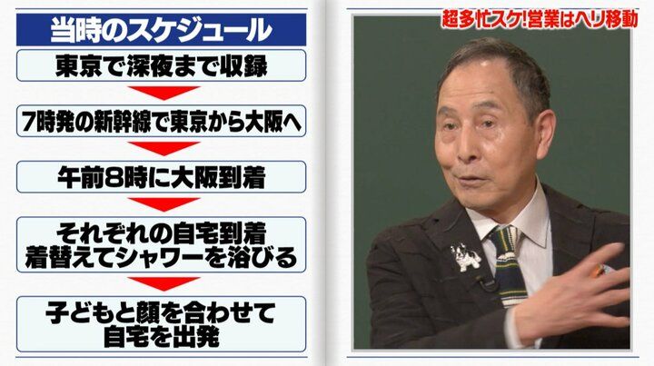 【写真・画像】「1日14ステージをヘリコプターで移動」大御所芸人、多忙を極める中子供に言われた一言に「悲しい…」の声 3枚目