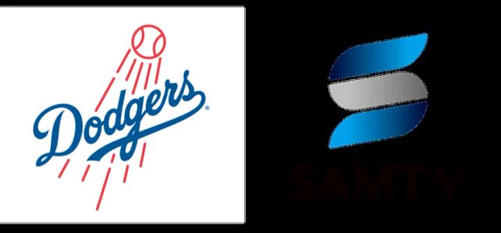 サムティとロサンゼルス・ドジャースのパートナーシップロゴ