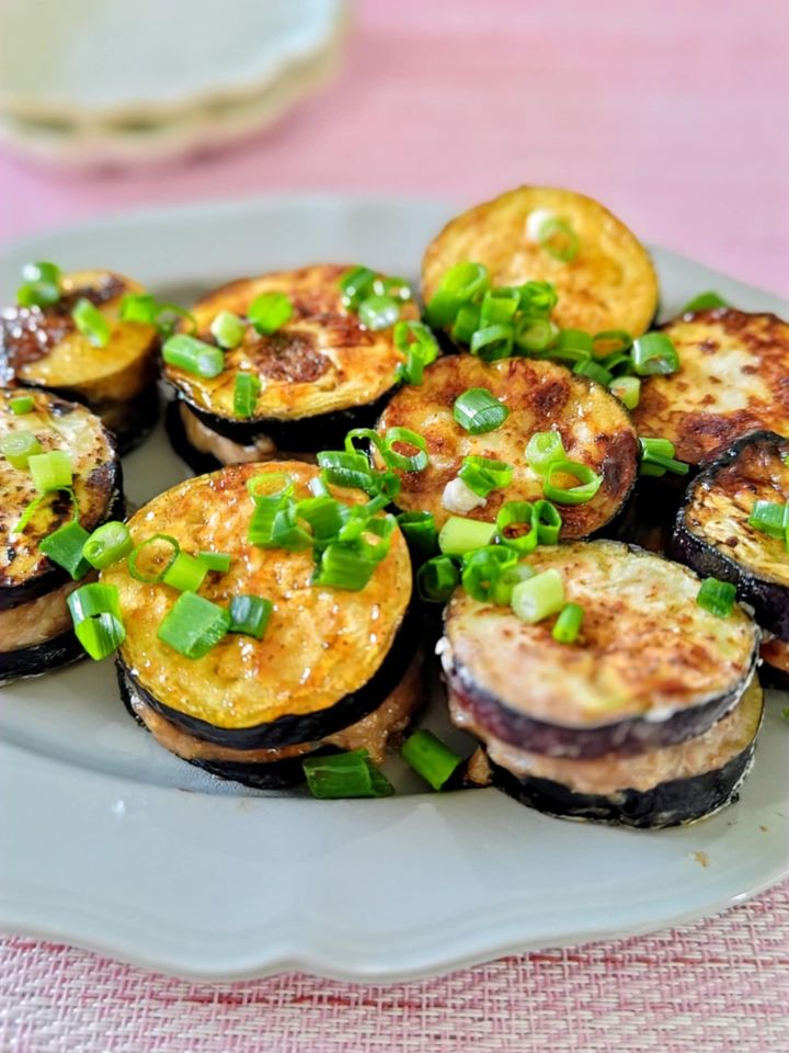 「なすのはさみ焼き」