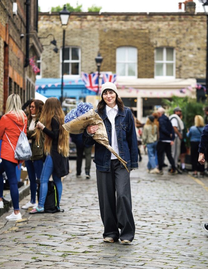 ナチュラルな雰囲気にヴィンテージの風合いが馴染んだ春先コーデ