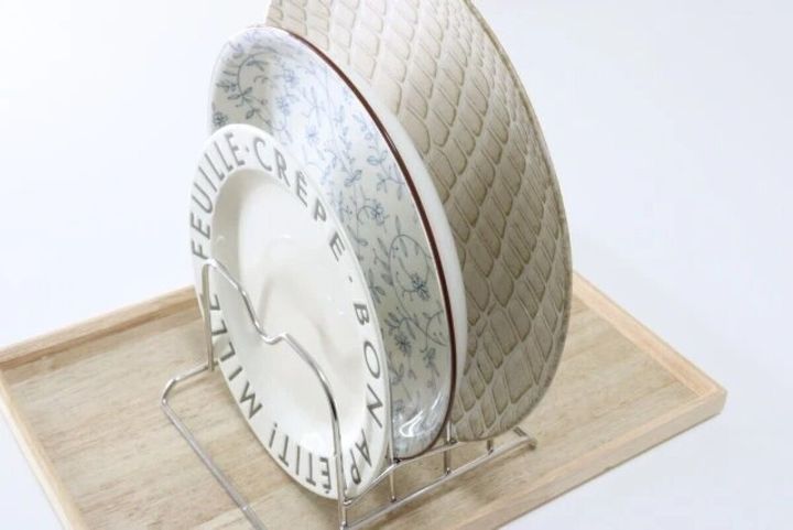 ダイソー ステンレスお皿スタンド 使用例