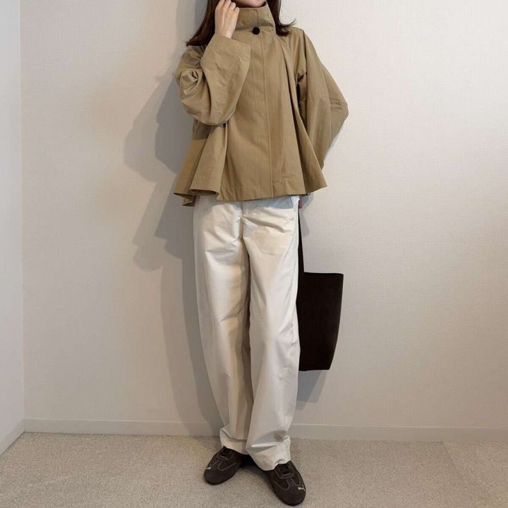 LE PHIL スパンタッチタスランジャケットのパンツコーデ