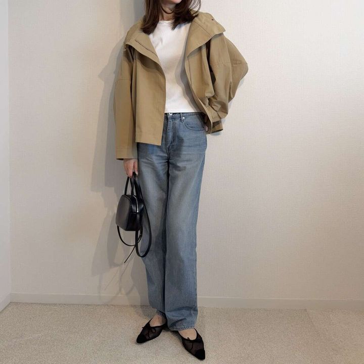 LE PHIL スパンタッチタスランジャケットのカジュアルコーデ