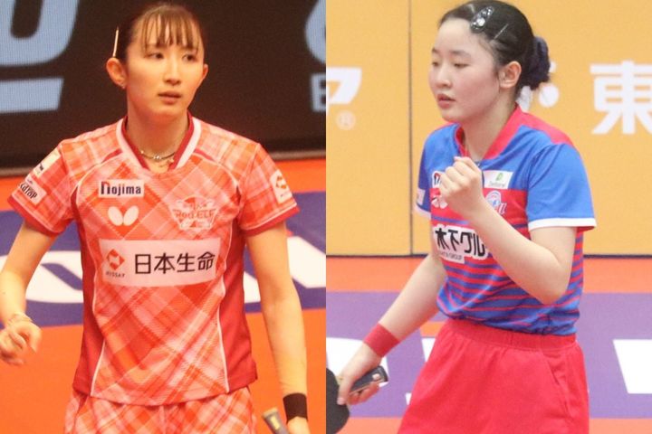 早田ひな、張本美和 撮影：SPREAD編集部