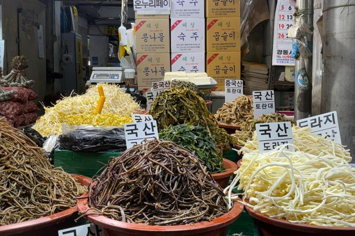 春のナムルのほか、トラジ（桔梗）も今が旬。トラジもナムルにしてもいいですが、クセが強いので我が家では甘酸っぱいコチュジャンと和えて食べています。