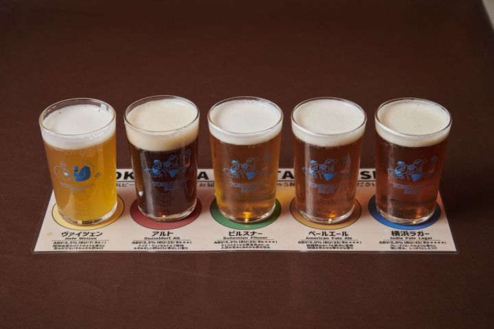 飲み比べが楽しめるビアフライト5種スタンダードセット1980円