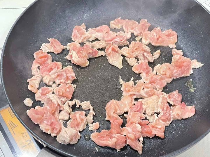 白菜と豚肉の焼きそば