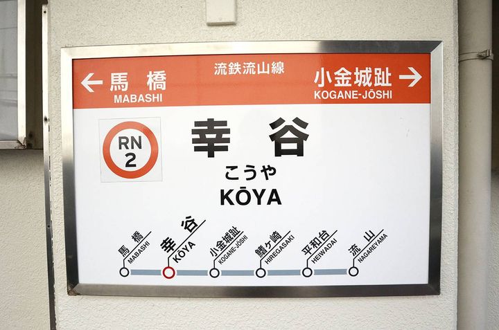 流鉄流山線（幸谷駅）