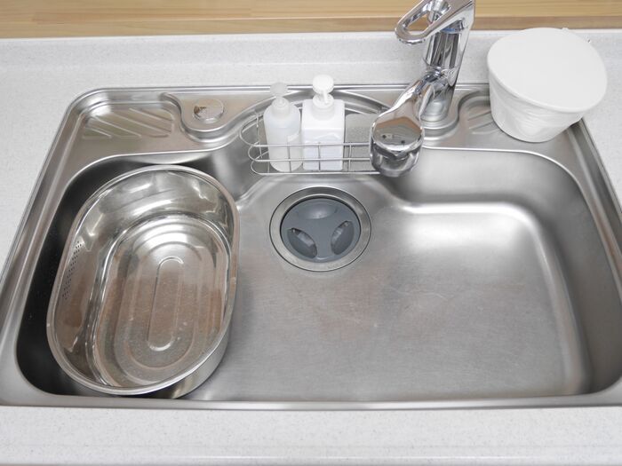 シンクは広々と使いたい