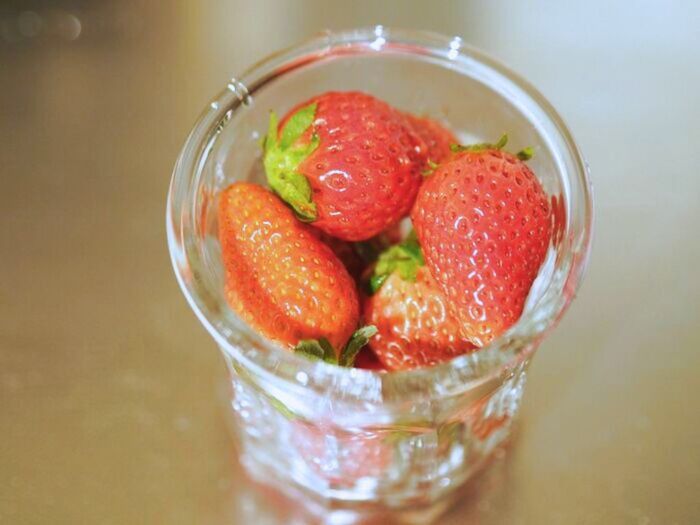 シュワシュワ感がやみつきに！『いちごの炭酸漬け』作ってみた。甘さが引き立ちますよ♡