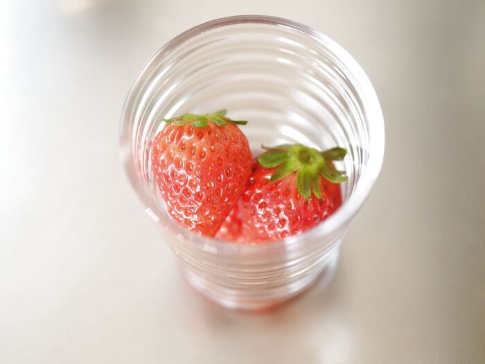 グラスに盛り付ける