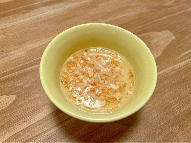 水で戻してみました