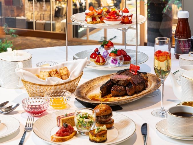 ウルフギャング・ステーキハウス アフタヌーンティーセット ストロベリーVer.