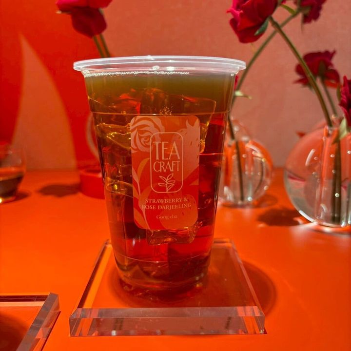 ゴンチャ ストロベリー＆ローズ ダージリンティー 