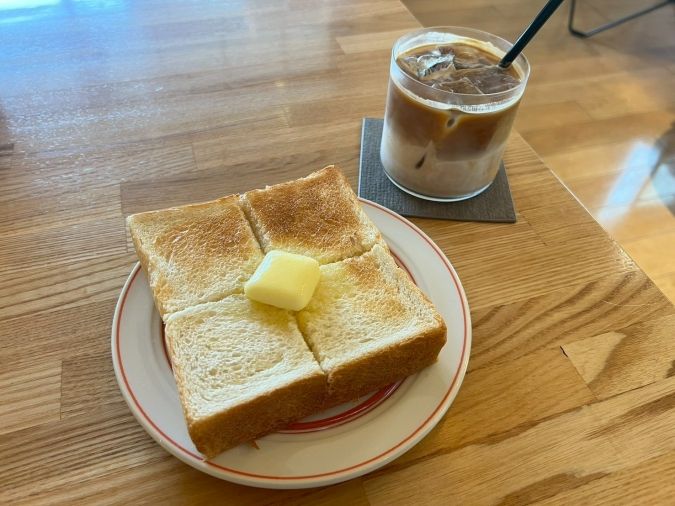 ATORI バタートースト カフェラテ