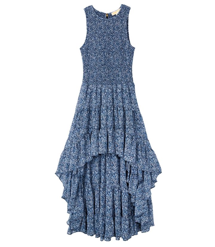 マイケル・コースのエキゾチックな小花柄ワンピース。