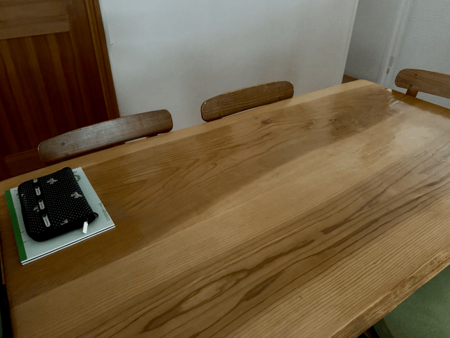 テーブルリセット