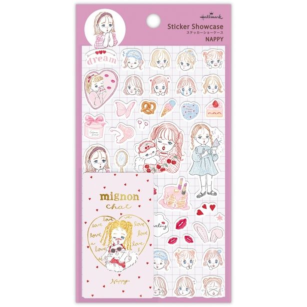 NAPPY「Sticker Showcase(ステッカーショーケース・NAPPY ガール)」(330円)