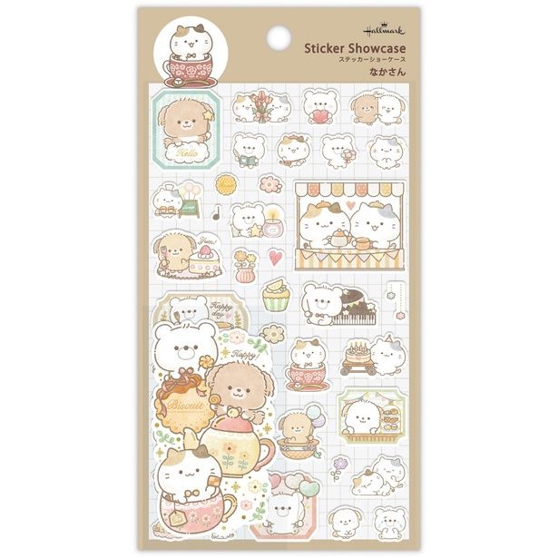 「Sticker Showcase(ステッカーショーケース・なかさんアニマル)」(330円)