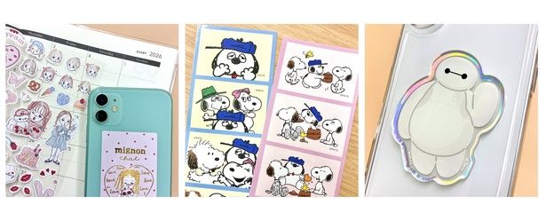 「日本ホールマーク」からスヌーピーなど人気キャラクターをモチーフにした多彩なシールが発売
