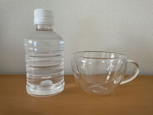 ダイソー ダブルウォールグラス 100均 160ml