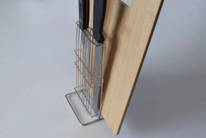 ダイソー 包丁＆まな板スタンド 使用例