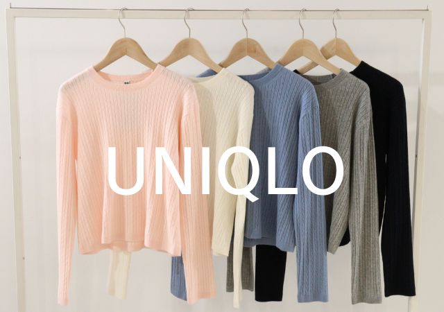 ユニクロの春セーターが2千円以下で見逃せない！