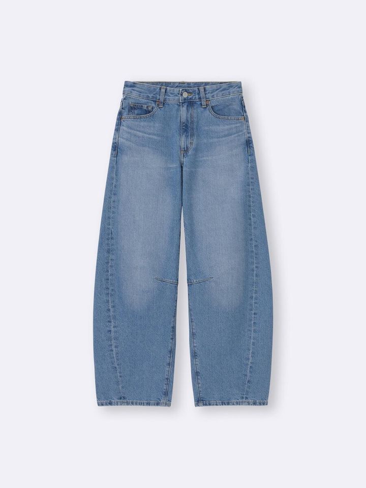 バレルレッグジーンズ／65 BLUE