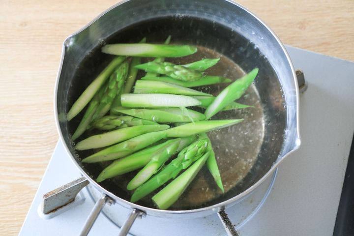 アスパラとツナのナムル