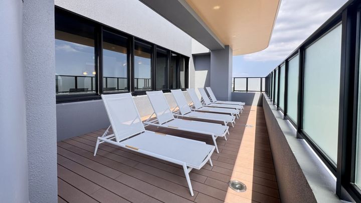 「リーガロイヤルリゾート沖縄 北谷」大浴場、女湯外気浴テラス