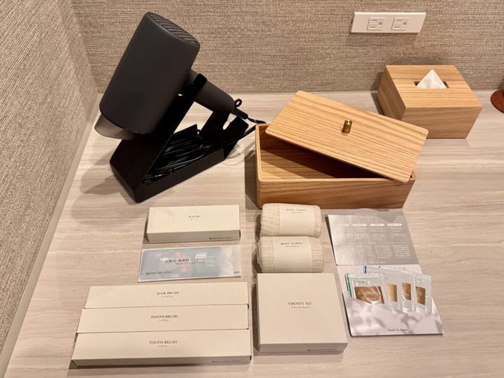 「リーガロイヤルリゾート沖縄 北谷」スイート「グランドコーナースイート」アメニティ