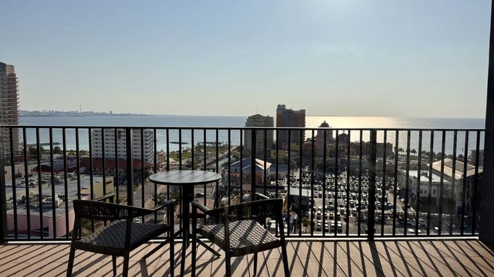 「リーガロイヤルリゾート沖縄 北谷」スイート「グランドコーナースイート」からの眺め