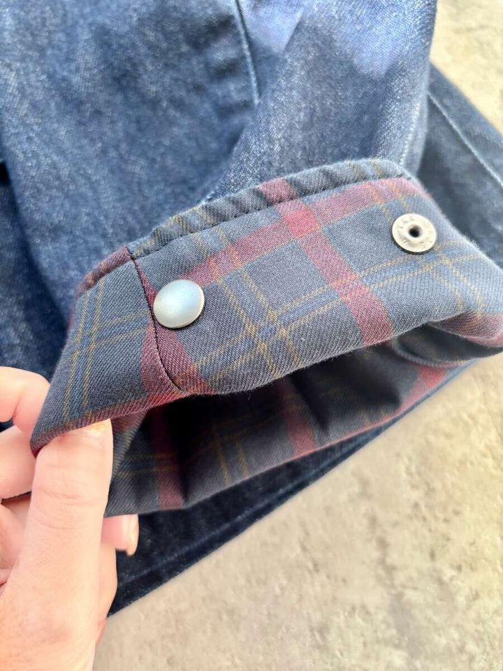 ユニクロ ユーティリティショートジャケットデニム 着用イメージ